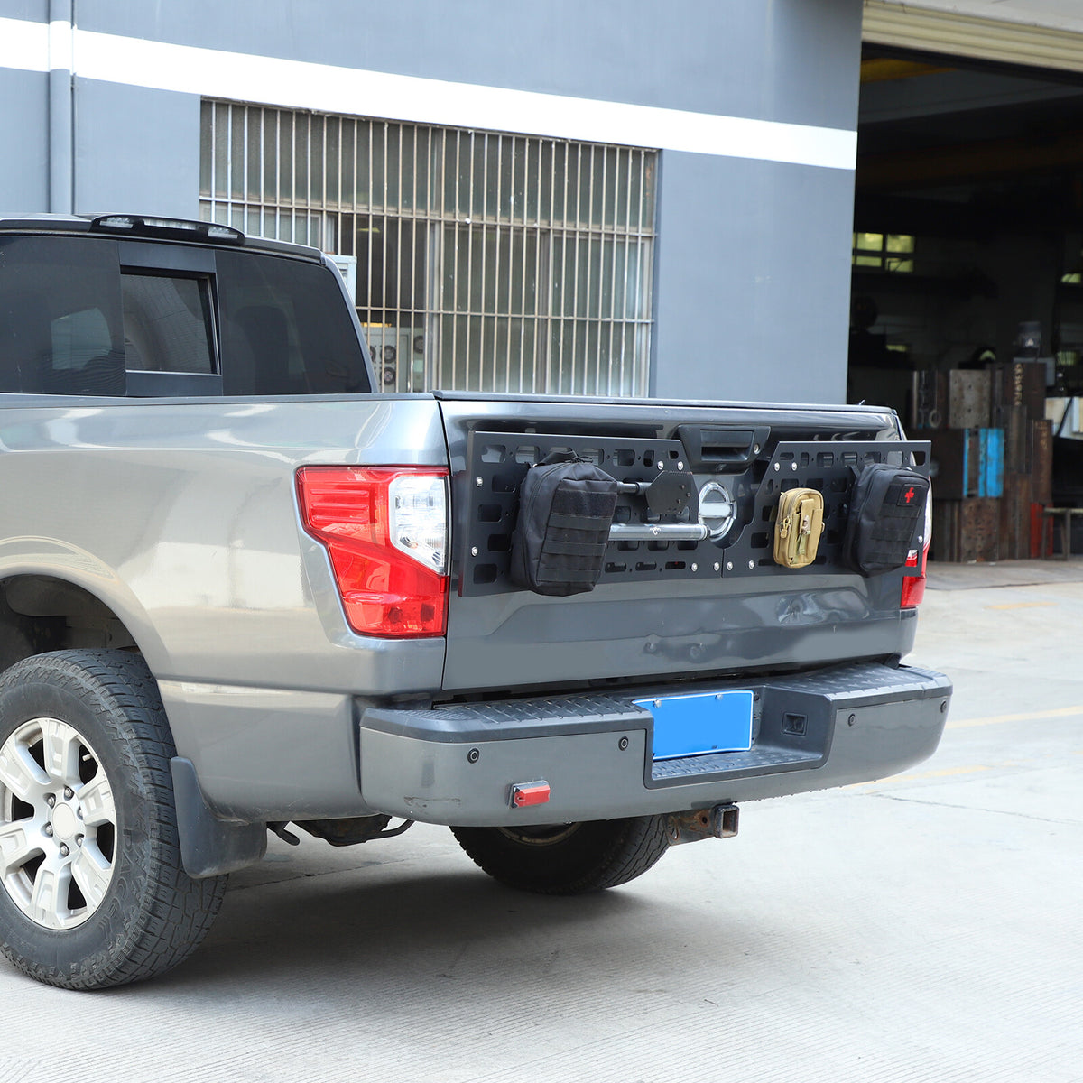 Rear Bed Molle Panel Truck Bed Tailgate Molle Panel For Nissan Titan 16-23 US 14
