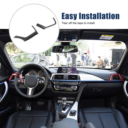 Real Carbon Fiber Center Side Air Vent Trim for BMW 3/4 Series F30/F32 2013-2019 17