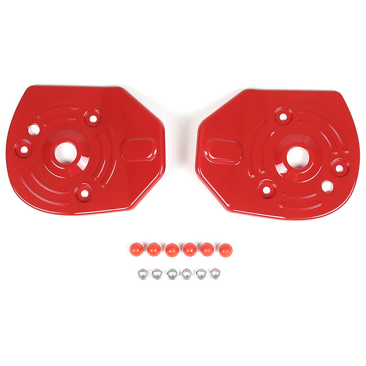 Red Full Interior Set Dash Panel Decor Cover Trim Kit For Corvette C8 2020-25 - Variants 21-21 20