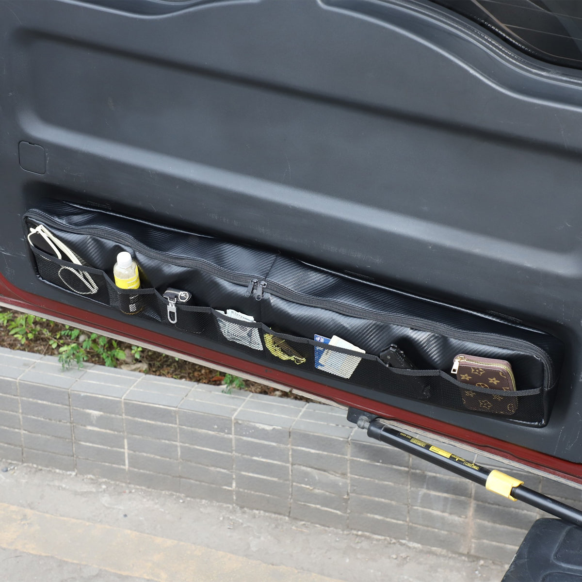Carbon Fiber ABS Tailgate Trunk Storage Bag Tray For Toyota FJ Cruiser 07-21 US 17
