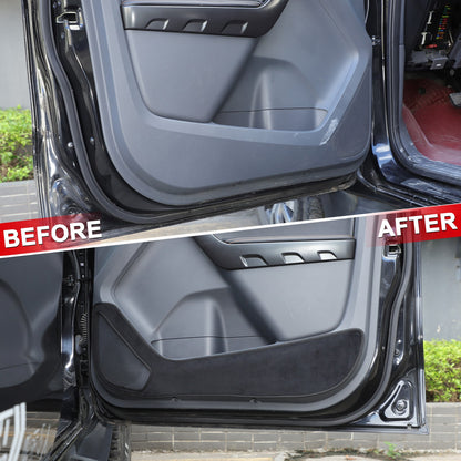 Door Side Anti-Kick Anti-Dirty Guard Cover Trim For Ford Ranger T7 T8 2015-2021 4