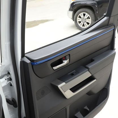 ABS Blue Car Center Panel Trim Interior Accessories For Toyota Tundra 2022-2026 - Variants 6-10 18