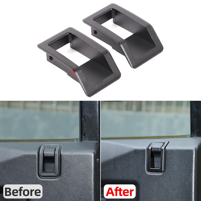 Aluminum Door Latch Outer Trim Cover For Land Rover Defender 90 L316 2004-2018 24