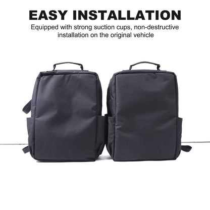 Black Underseat Organizer Tool Pockets Storage Bag for Nissan Titan 2016-2023 23