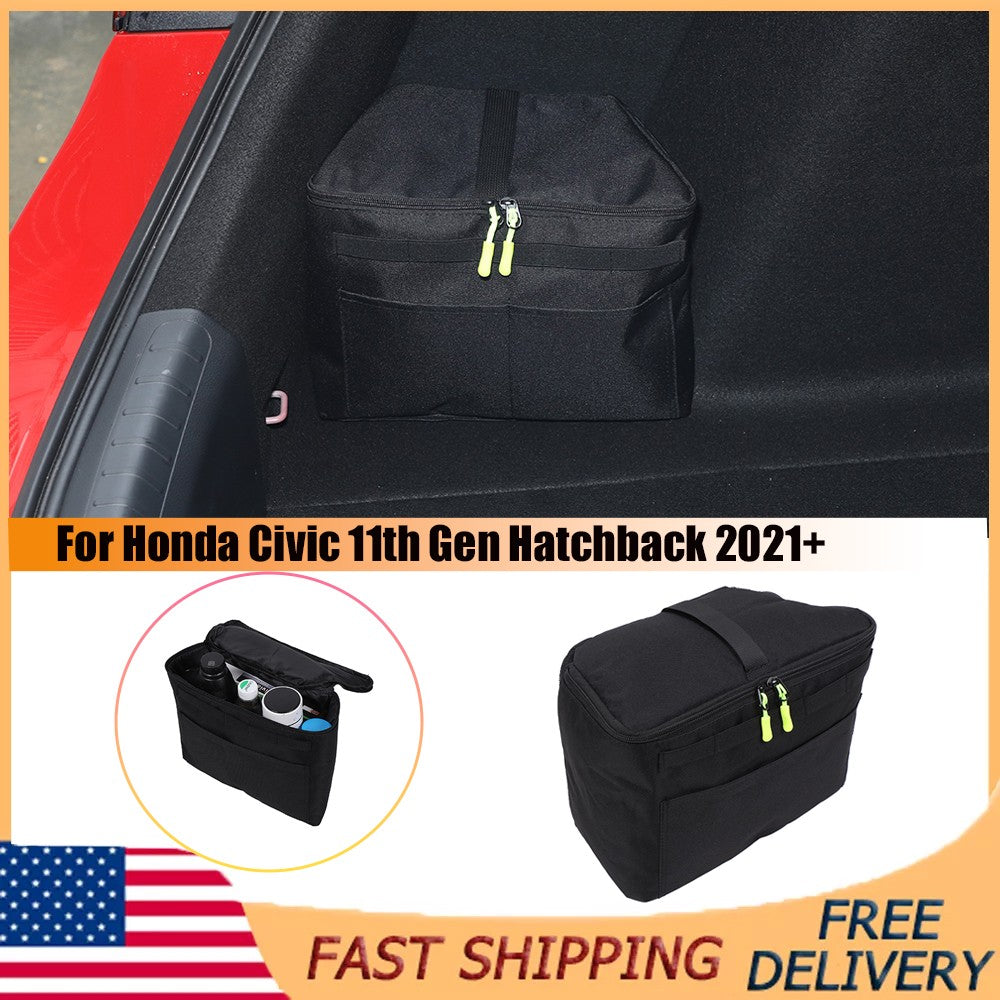 Trunk Left Side Storage Bag Box Tray For Honda Civic 11th Gen Hatchback 2021+ US 1