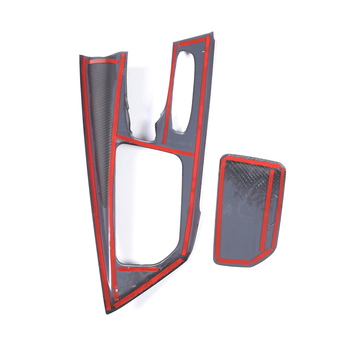 Carbon Fiber ABS Center Console Gear Panel Cover For CORVETTE C8 Z51 20-25 US 5