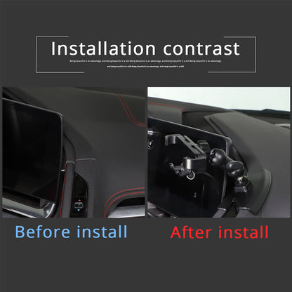 Center Console Interior Dashboard Phone Holder Mount Bracket For Corvette C8 20+ 17