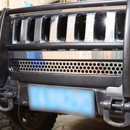 Steel Front Bumper Air Intakes Duct Vent Bezel Cover trim For Hummer H3 05-09 US 2