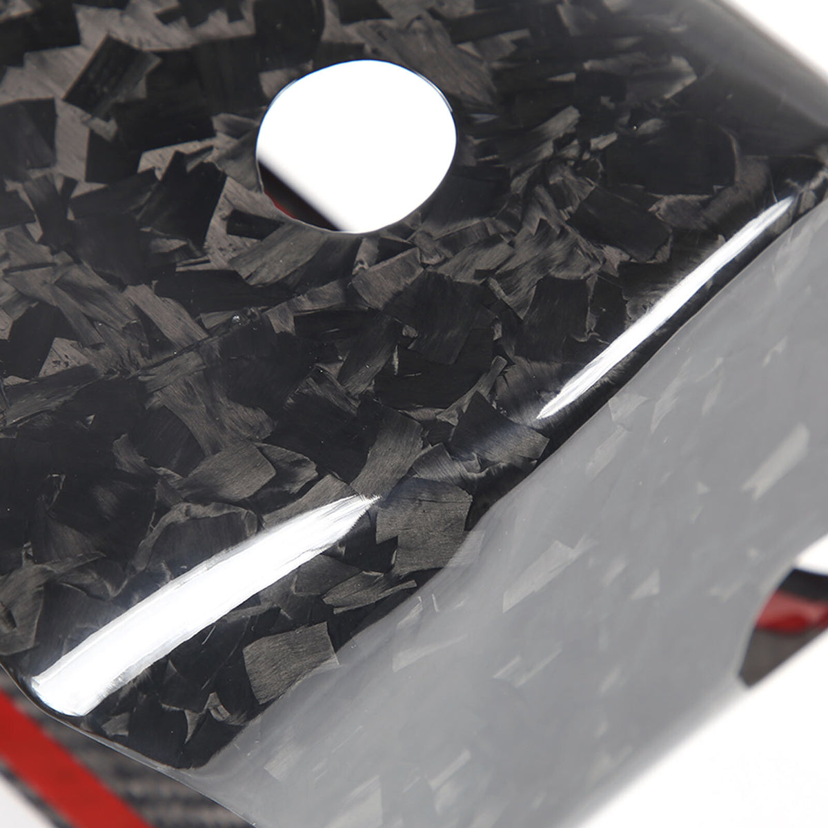 Forged Carbon fiber Steering Wheel Base Trim Cover For Jaguar F-TYPE 2013-2024 21