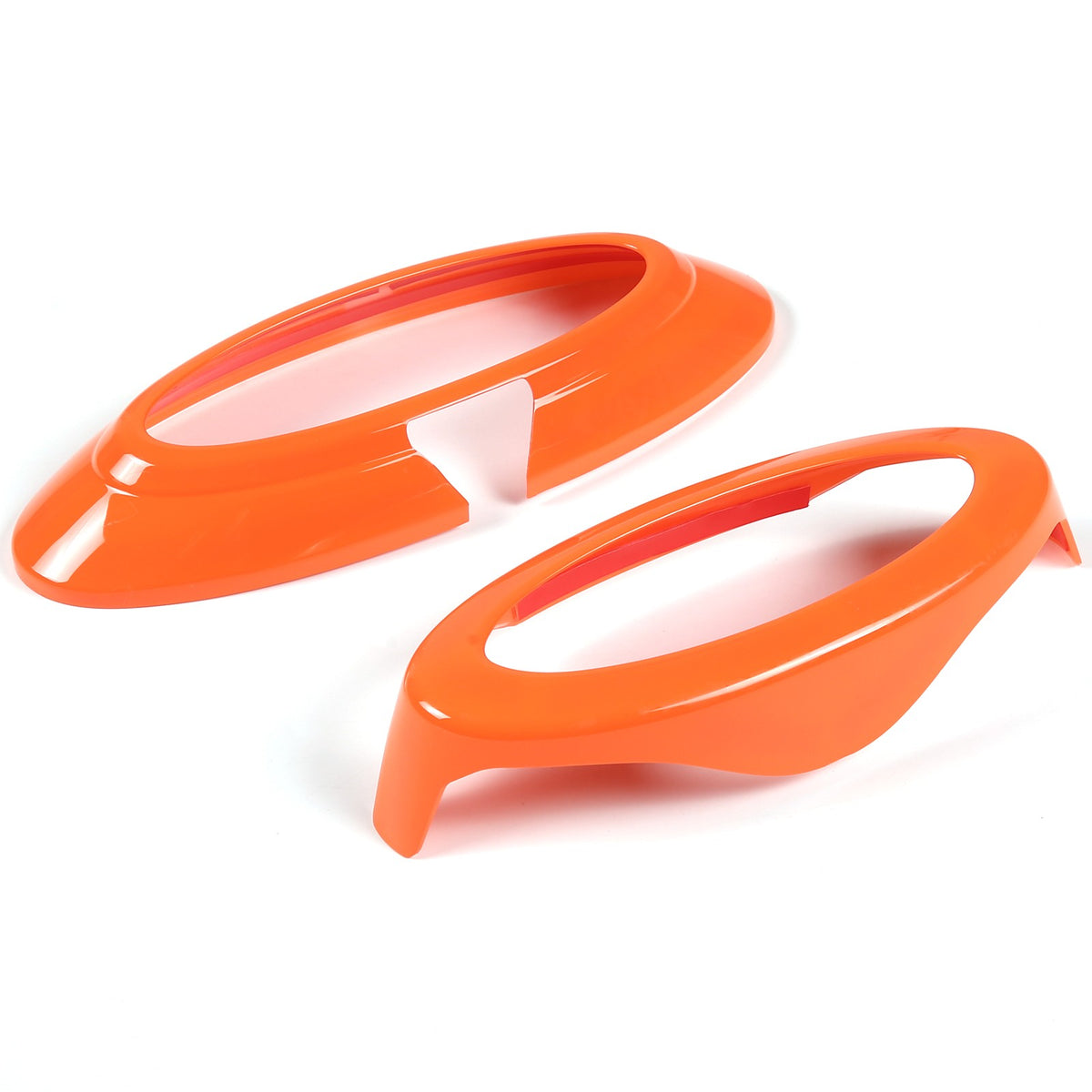 Orange Front Bumper Grille Trim Cover + Logo Ring For Ford Maverick 2022 US 19