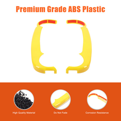 Yellow ABS Interior Center Console Trim Cover for Toyota FJ Cruiser 2007-2021 43