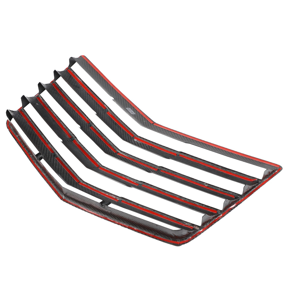Real Carbon Fibe Front Bumper Hood Vent Louver Cover Kit For Corvette C7 2014-19 6