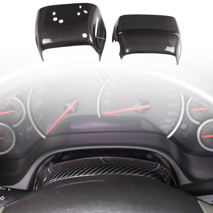 Real Dry Carbon Fiber Steering Wheel Base Lower Trim For Corvette C6 2005-2013 23