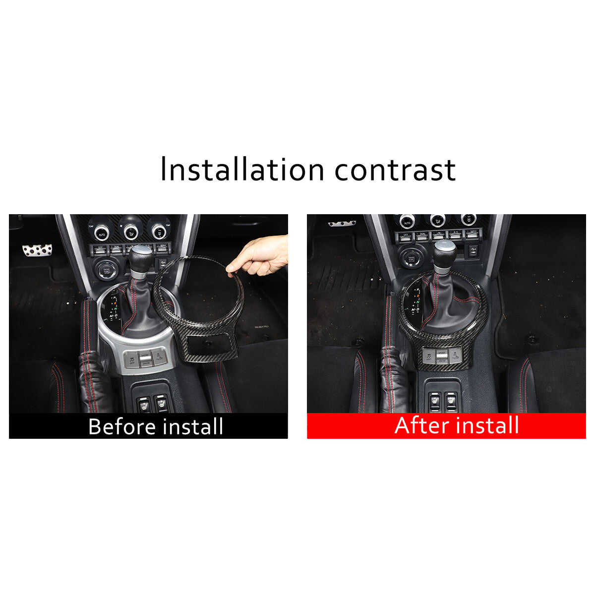 Real Carbon Fiber Interior Center Trim Set For Toyota 86 Subaru BRZ 2012-2020 83