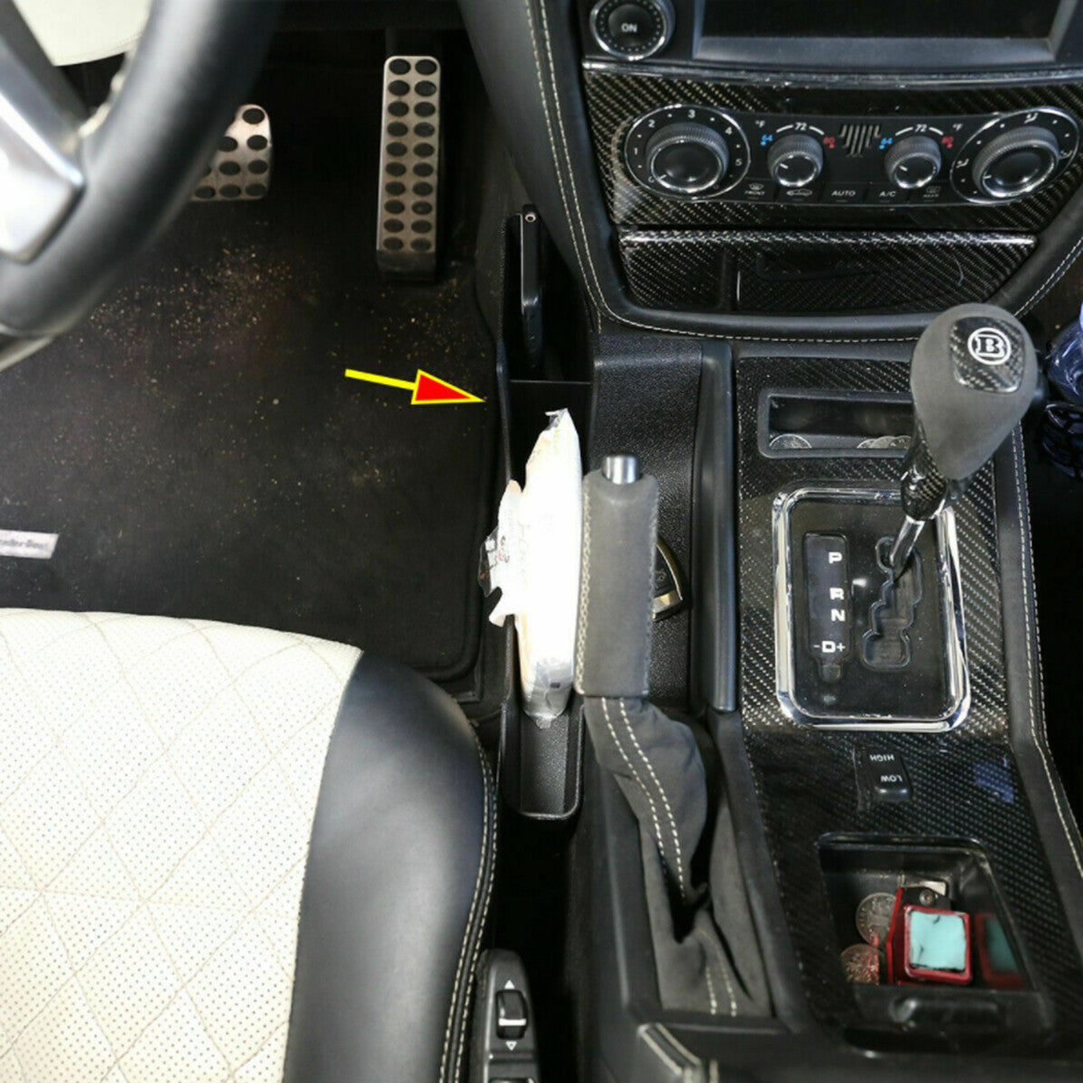 Center Control Handbrake Storage Box Organizer Tray For Benz G Class 04-2011 US 5