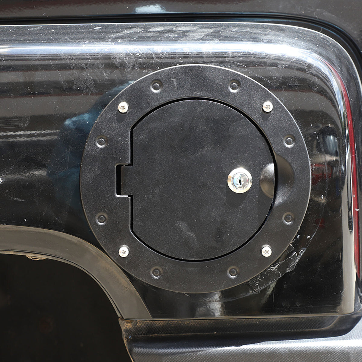 Alloy Locking Fuel Door Gas Tank Cap Cover Lock Key For Hummer H3 2006-2010 17