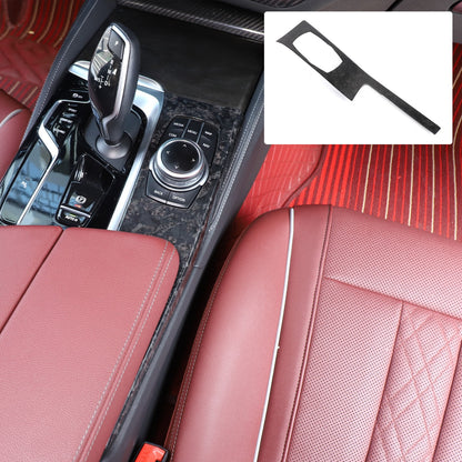 Forged Real Carbon Fiber Center Mode Knob Trim Cover For BMW 5 Series G30 18-22 17