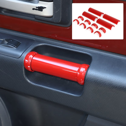 Sport Red Interior Door Panel Handle Trim Cover For Toyota FJ Cruiser 07-21 US 2