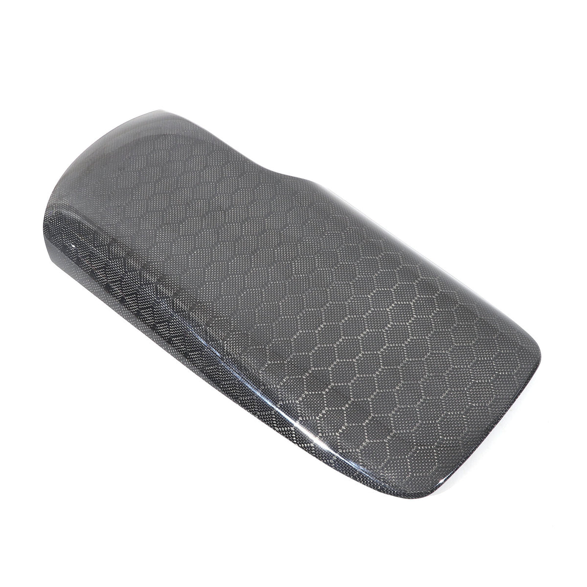Honeycomb Carbon Fiber Center Console Armrest Box Cover For Corvette C6 2005-13 11