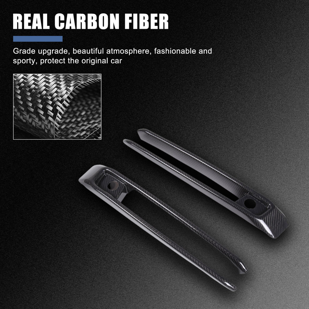 Real Carbon Fiber Front Fog Light Trim For Benz G-Class W464 G63 2019-2024 19