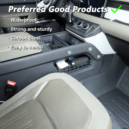 Center Console Lower Side Storage Molle Panel Box For LR Defender L663 20+ US 11