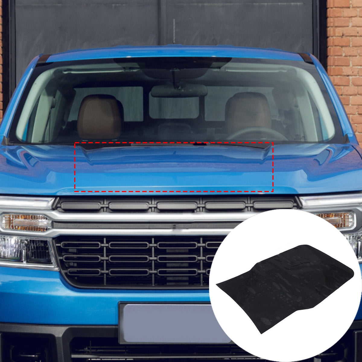 Hood Decal Trim Sticker For Ford Maverick 2022+ US 1
