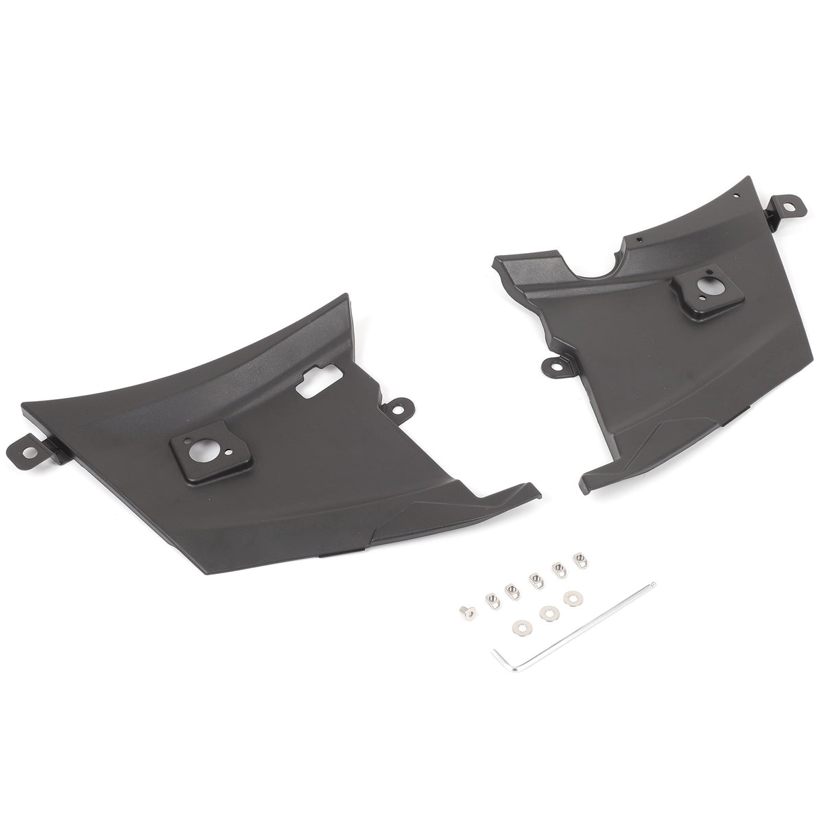 ABS Black Front Engine Bay Side Trim For Toyota Land Cruiser Prado LC250 24+ US 7