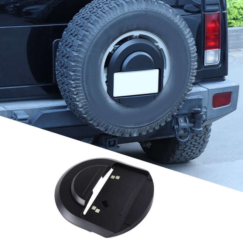Matte Balck Rear License Plate Bracket Spare Tire Carrier For Hummer H2 2003-09 22