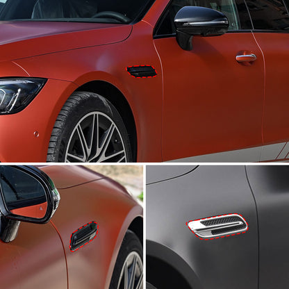 Real Carbon Fiber Side Fender Air Inlet Trim For Mercedes Benz AMG GT50/GT63 12
