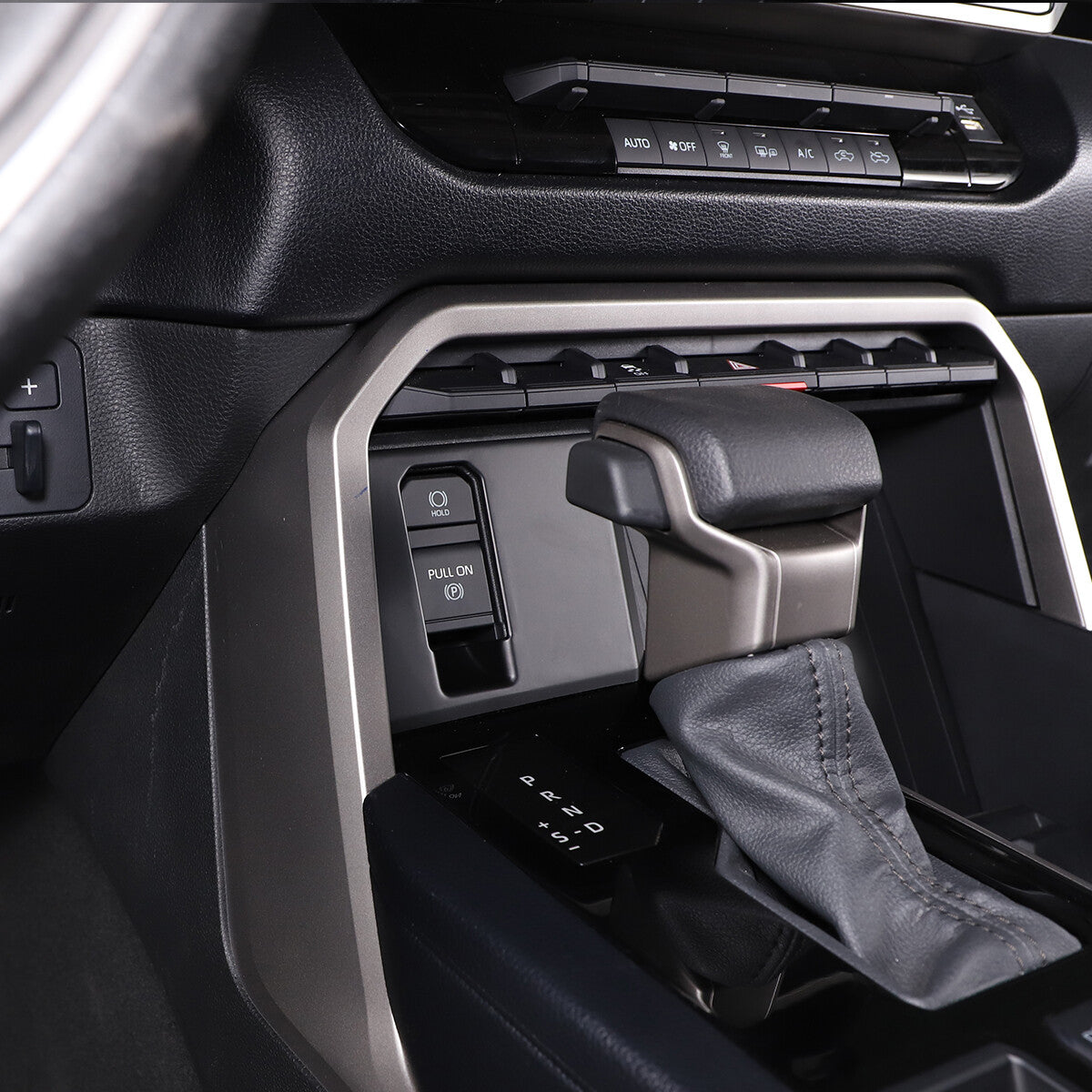 Matte Black ABS Interior Decoration Cover Trim Kit For Toyota Tundra 2022-26 US - Variants 26-29 10