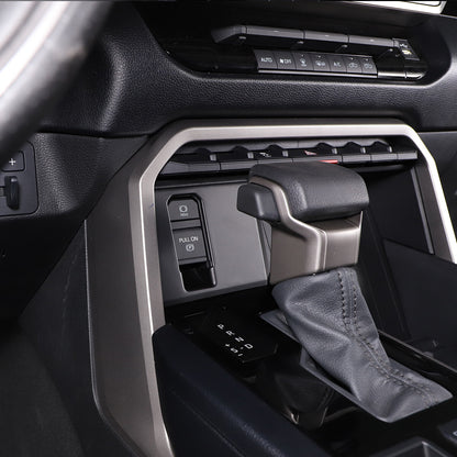 Matte Black ABS Interior Decoration Cover Trim Kit For Toyota Tundra 2022-26 US - Variants 26-29 10