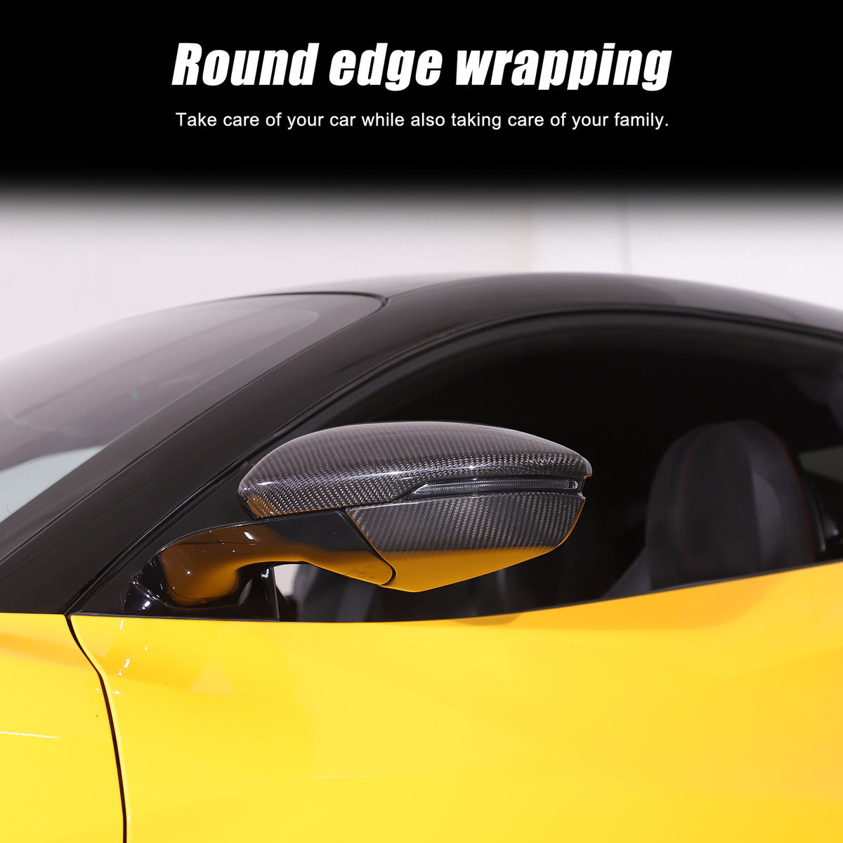 Real Carbon fiber Side Rear Mirror Cover Caps For Lotus EMIRA 2021-2025 24