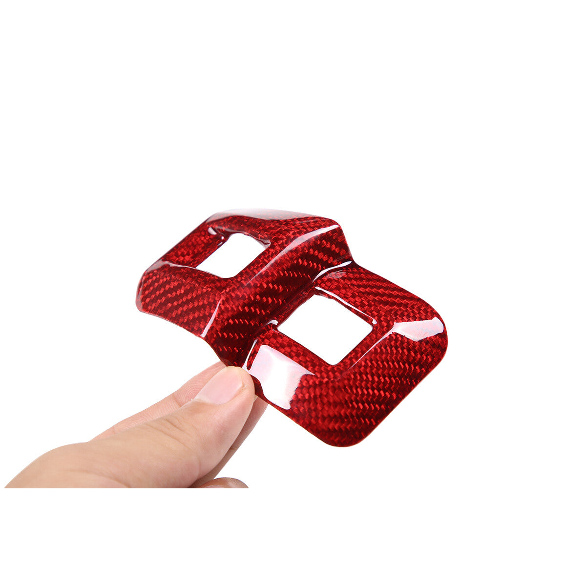 Red Real Carbon Fiber Interior Center Console Trim Set Kit For Subaru BRZ 22+ 118