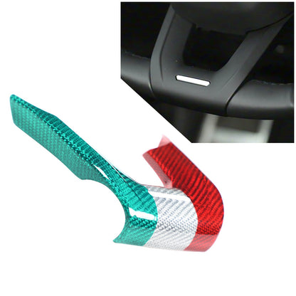 Tri-Color Steering Wheel Cover Trim For Lamborghini Urus/Urus SE 2018-2023 11