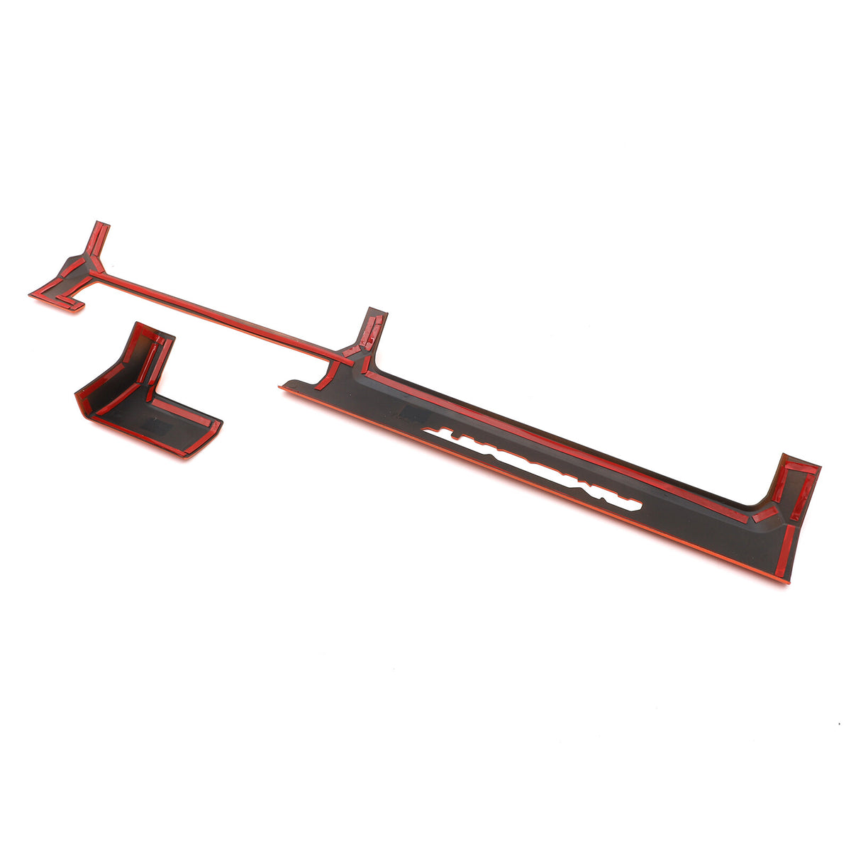 Orange ABS Center Console Strip Trim Cover For Toyota Tacoma 2024+ US 11
