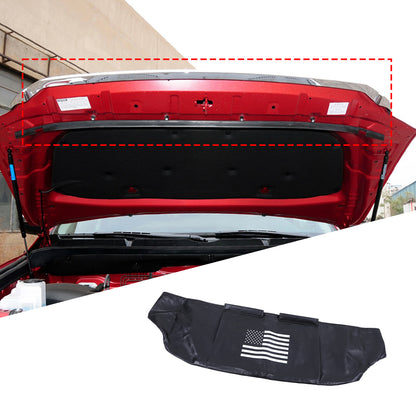 PU Leather Car Bonnet Hood Bra Wind & Bug Deflectors For Toyota Tundra 2007-21 13