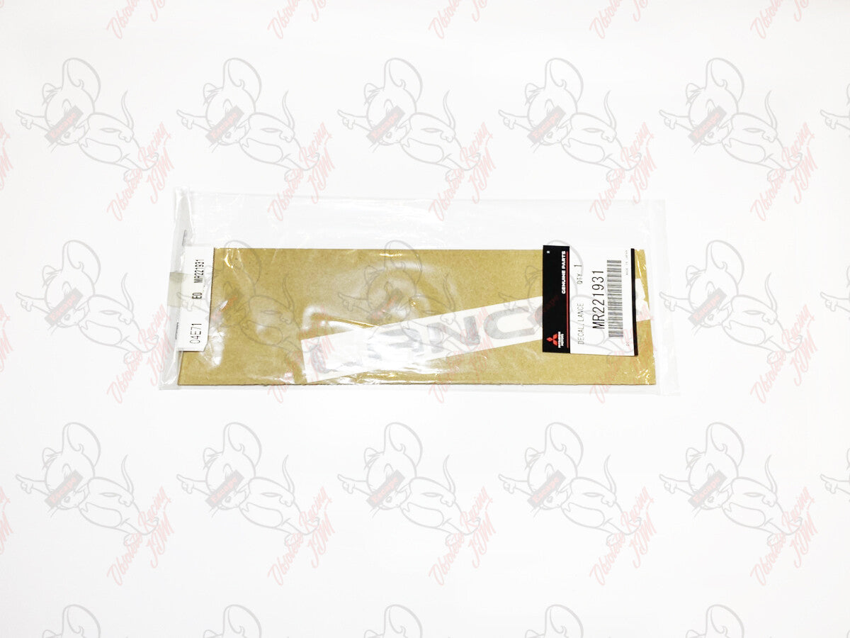 Mitsubishi Lancer Evolution EVO3 CE9A Genuine Rear Decal Emblem 3 Set JDM OEM 5