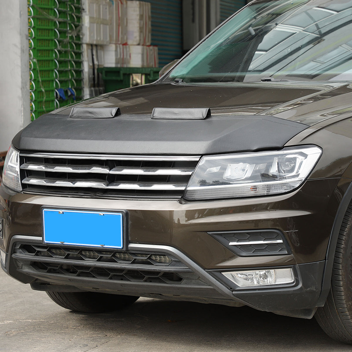 Car Bonnet Bug Shield Hood Protector Deflector FOR VW Tiguan 2018-2021 US 9