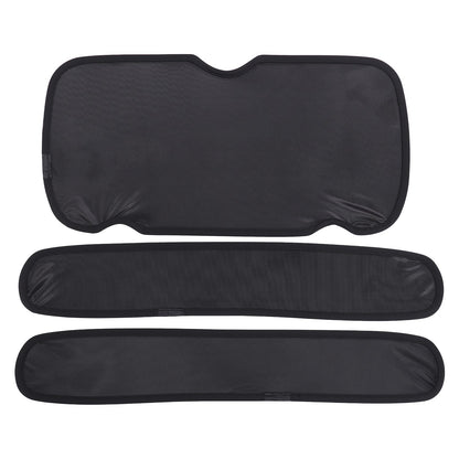 Black Memory Steel Sunroof Sunshade Cover For Land Rover Defender 2004-2018 14