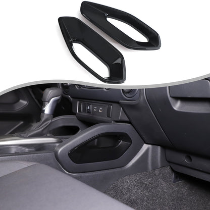 Glossy Black Center Console Side Armrest Frame Trim For Nissan Frontier 2022+ US 7