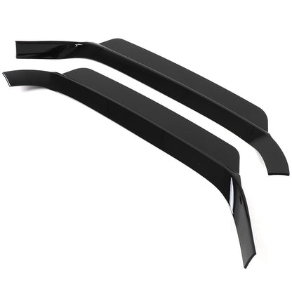 Glossy Piano Black Rear Spoiler Wing Cover Trim Frame For Corvette C8 2020-2026 11