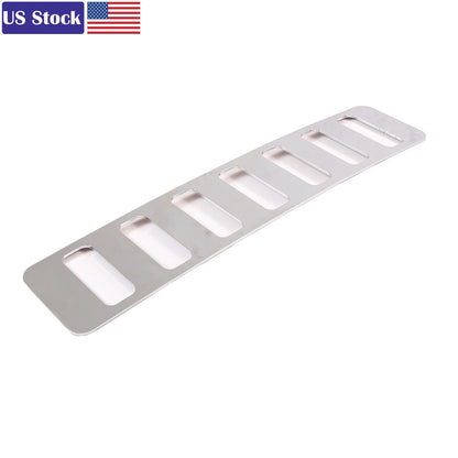 Chrome Front bumper Lower Grille Trim Cover Fit For Hummer H2 SUV SUT 2003-09 US 10