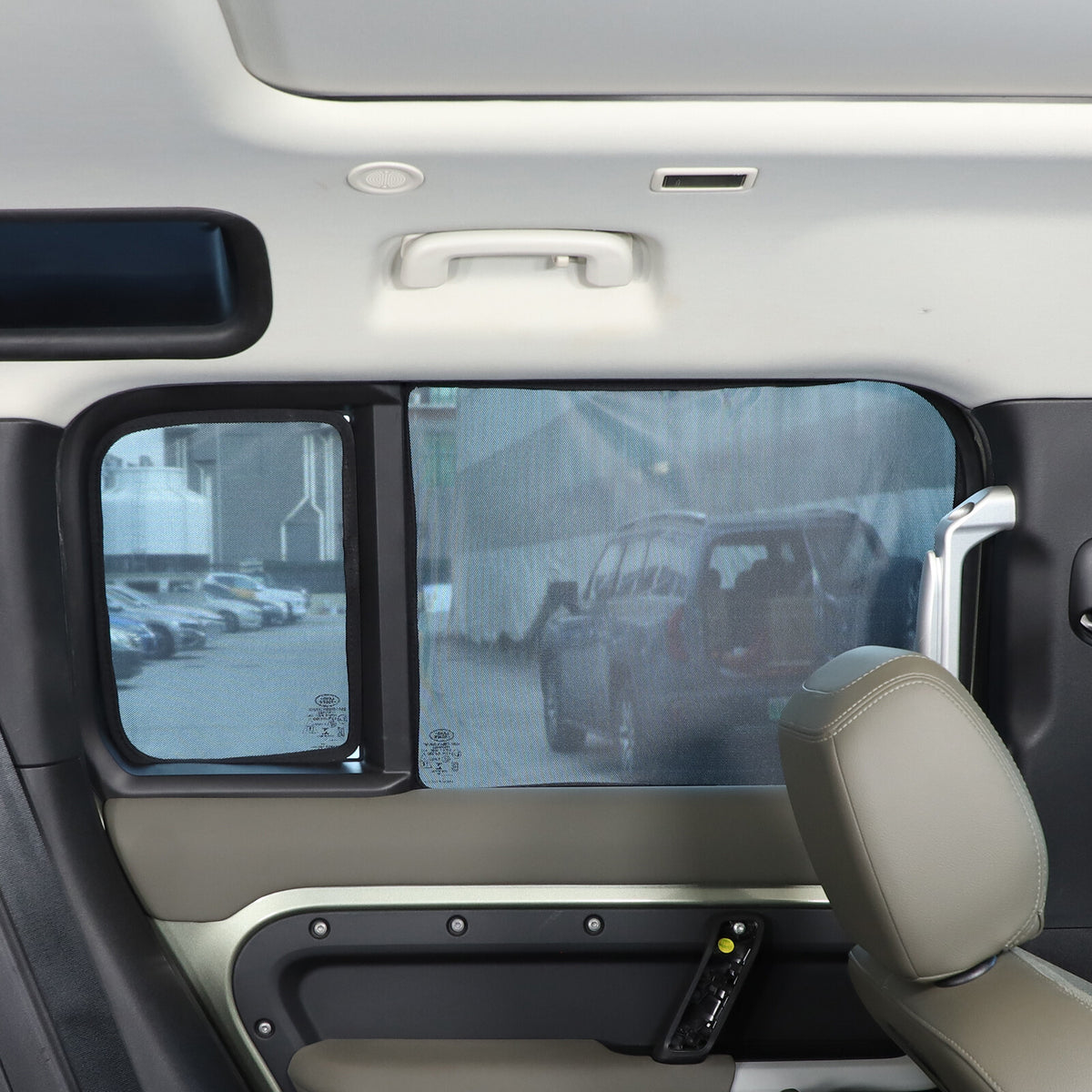 Car Window Screen Sun Shade Mesh Cover Windshield For LR Defender L663 20-25 7