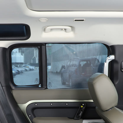 Car Window Screen Sun Shade Mesh Cover Windshield For LR Defender L663 20-25 7