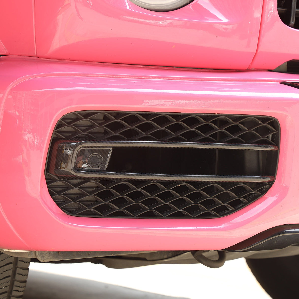 Real Carbon Fiber Front Fog Light Trim For Benz G-Class W464 G63 2019-2024 8