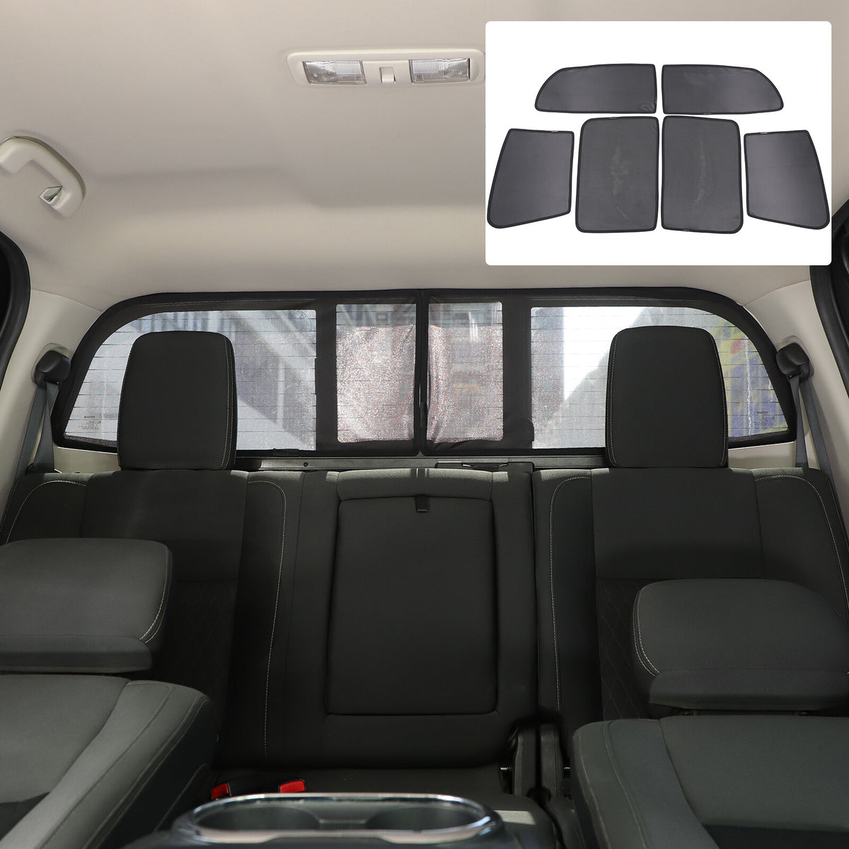Car Window Screen Sun Shade Mesh Cover Windshield For Nissan Titan 2016-23 US 1