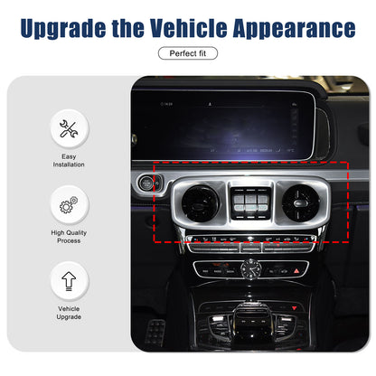 Real Carbon Fiber Center air outlet Trim Cover For Benz W463 G550 G63 19-20 4