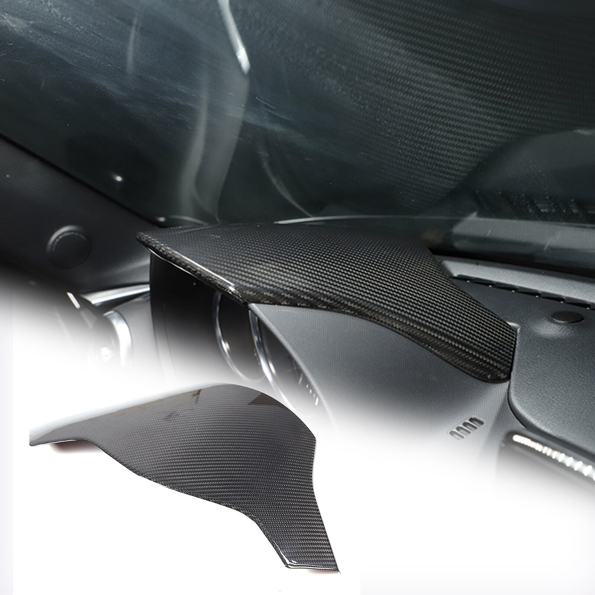 Real Carbon fiber Interior Dashboard Panel Instrument Trim For Mazda MX-5 16-24 20