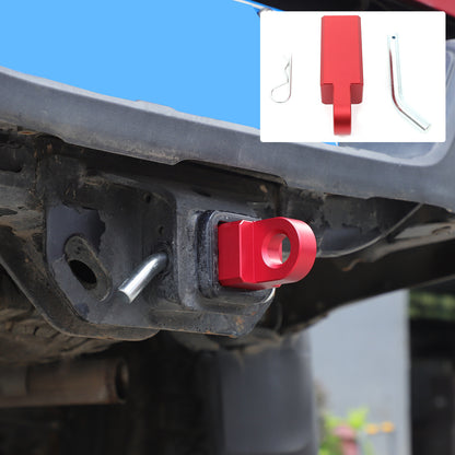 Red Aluminum Alloy Trailer Mount Receiver Hitch Tow Hook For Toyota Tacoma 16-22 5