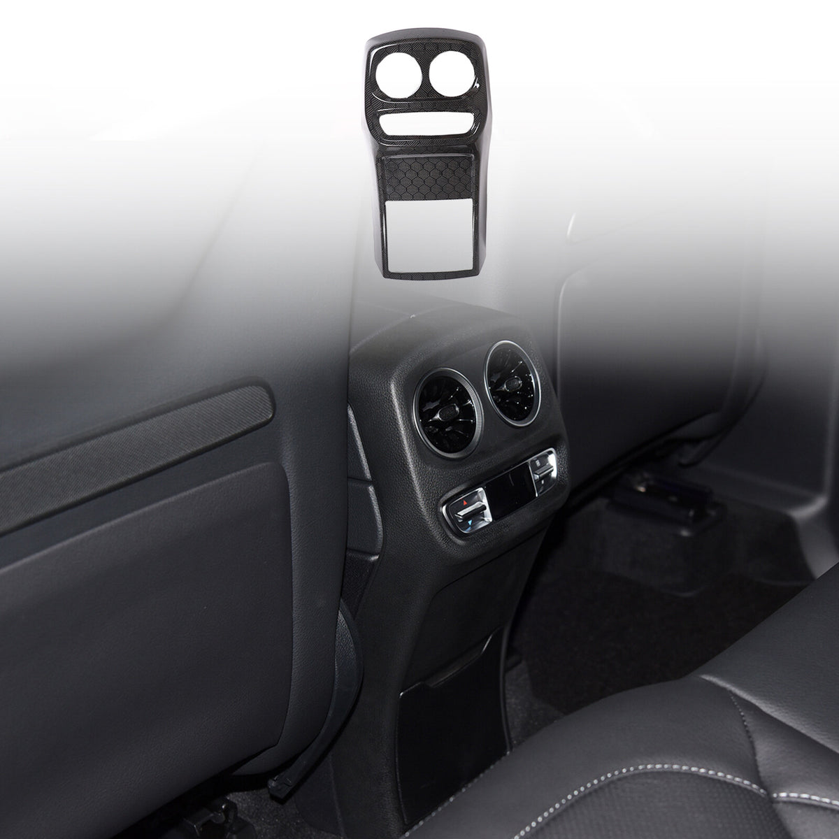 Honeycomb Carbon Fiber Rear Air Vent Outlet Trim For Benz G-Class W463 21-23 8